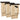 3-piece bat house set, weather-resistant, up to 3 bats per house, treated fir wood, natural + black