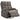 Recliner with footrest, modern lounge chair, swivel, up to 150 kg, steel frame, 88x96x108cm, light brown