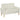 2-seater sofa, double sofa with rubberwood legs, upholstered sofa for living room, bedroom, cream white