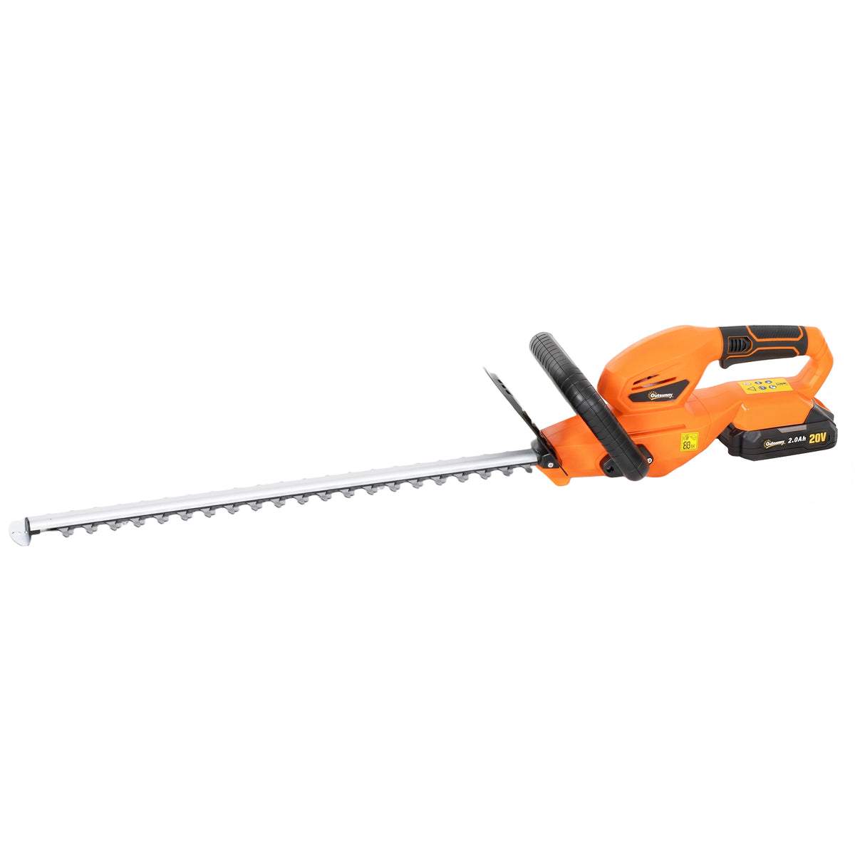 Electric Hedge Trimmer Battery-Powered Electric Hedge Cutter with 100W Motor Power Cordless 51cm Blade Length