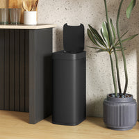 50L sensor trash can, touchless kitchen waste bin with motion sensor, fingerprint-resistant (7)