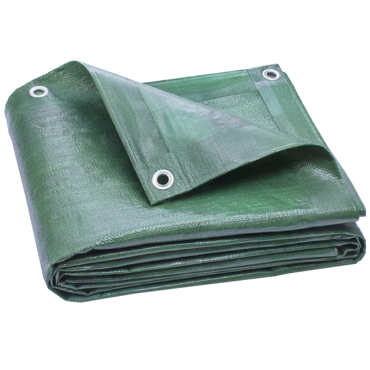 Waterproof Tarpaulin 4 x 6 m 90g/m² Fabric Tarp Tear-resistant UV-stabilized with reinforced eyelets