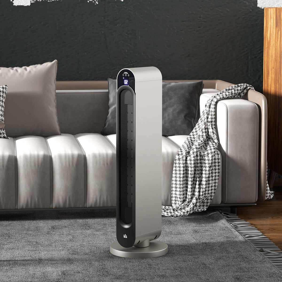 Electric heater, 3 modes, 12-hour timer, LED display, oscillation function (2)