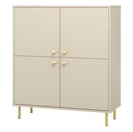 Venus four-door chest of drawers cashmere