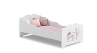 Child's bed ANNA with mattress 140x70 Girl with unicorn