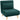 3-in-1 Sleeper Chair, Folding Chair with Sleeping Function, Adjustable Click-Clack Backrest, Dark Green