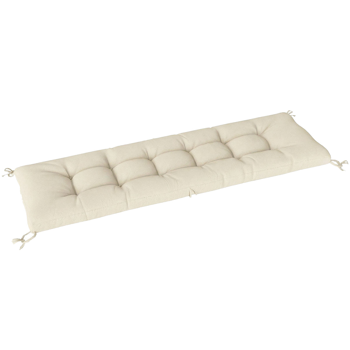 Removable pallet cushion, seat cushion with attachment straps, pallet upholstery for most loungers, 198x65x13cm