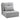 Floor Chair Folding Mattress Sleeping Mat, 2-in-1 design, removable cushion, 60 x 80 x 56 cm, grey