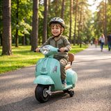 Electric Motorcycle for Kids Mini Vespa GTS 6V Electric Motorbike with Lithium Battery Ergonomic Seat Backrest (2)