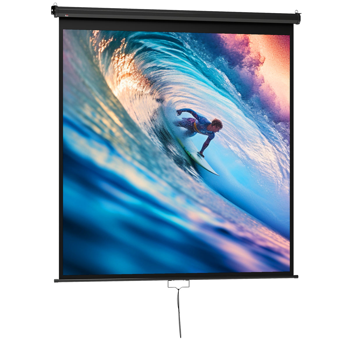 Projector screen 178 x 178 cm 99 inch 1:1 HD 4K projection screen for home cinema office presentations