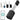 Smart door cylinder, 5-in-1 with fingerprint, code, app, NFC card & key, shared access, Bluetooth cylinder