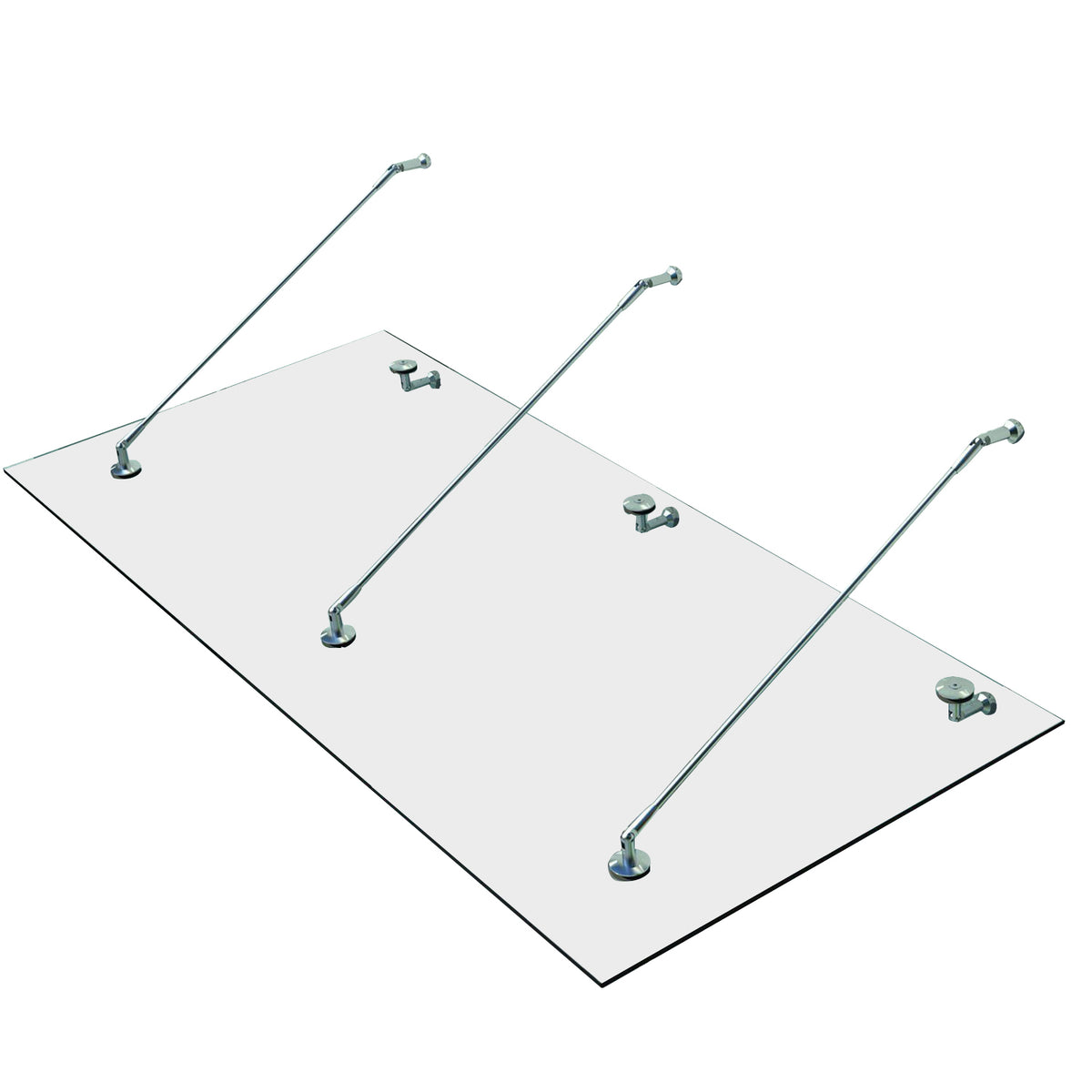Canopy glass canopy door canopy tempered glass (laminated safety glass) stainless steel clear glass 200x90cm