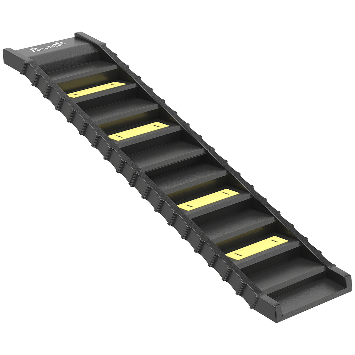 Foldable Dog Ramp Dog Stairs for Car & SUV Non-Slip Dog Car Ramp for Large Animals up to 25 kg 154x40cm Black