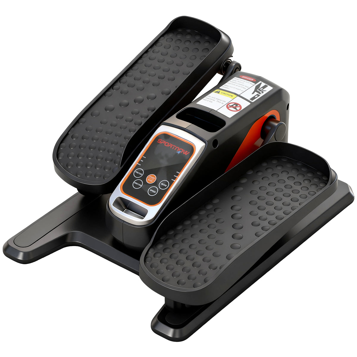Electric elliptical trainer, pedal exerciser with 12 adjustable speeds, portable, lightweight, remote control