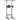 Height-adjustable power tower, dip station with pull-up bar and suction cups, padded home workout equipment