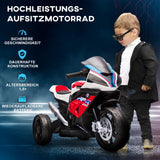 Children's motorcycle, electric motorcycle, headlights, 3 music modes, for children 1.5-5 years old, red, 82.5 x (4)
