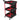 3-tier tool trolley with pegboard and hooks, rolling workshop cart with brakes, black/red