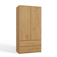 Kleiderschrank Malwa SS-90 EICHE ARTISAN – Produktabbildung 6