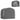 Bicycle storage tent, portable bike cover for 3-4 bikes with 2 side pockets, 205 x 140 x 188 cm, dark grey