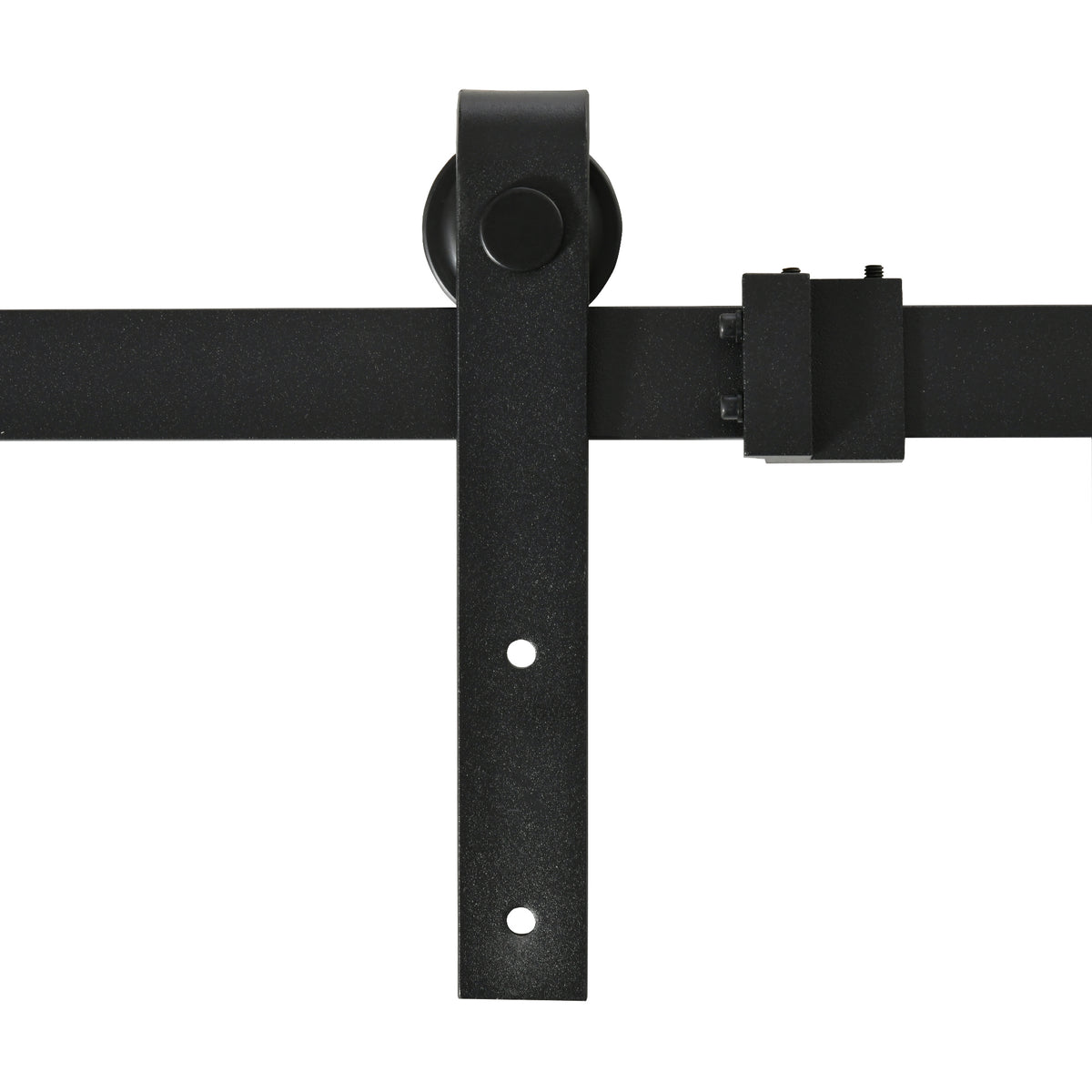 183 cm sliding door complete set, sliding door system with floor guide, sliding door track, rollers, and carbon (7)