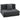 2-in-1 Boneless Cloud floor chair, foldable sofa bed with corduroy look & lumbar pillow, dark gray