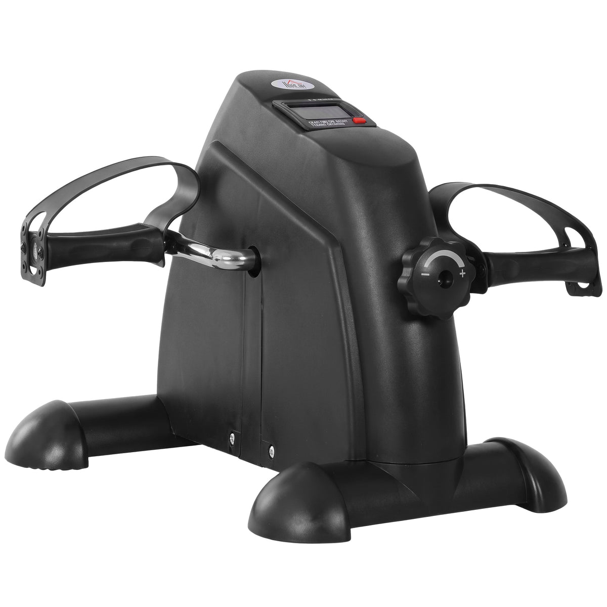 Mini exercise bike, arm and leg exerciser, pedal trainer for seniors with LCD display, infinitely adjustable