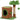 Cat tree 53 cm high, cat tree with cave, tree trunk design, jute posts, 2 balls for 1-2 cats under 5 kg