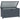 Outdoor storage box, garden box, cushion box, weather-resistant, 4 wheels, 100 x 62 x 65 cm, dark grey