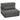 Floor chair with back support, cord boneless cloud foldable sofa bed with thick padding, dark gray