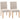 Dining chairs, set of 2, modern linen upholstered chairs with cushioned seat and backrest, rubberwood legs