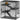 Hamster cage with glass base, 4-tier hamster enclosure with hut and accessories, 78.5L x 48.5W x 80H cm, black
