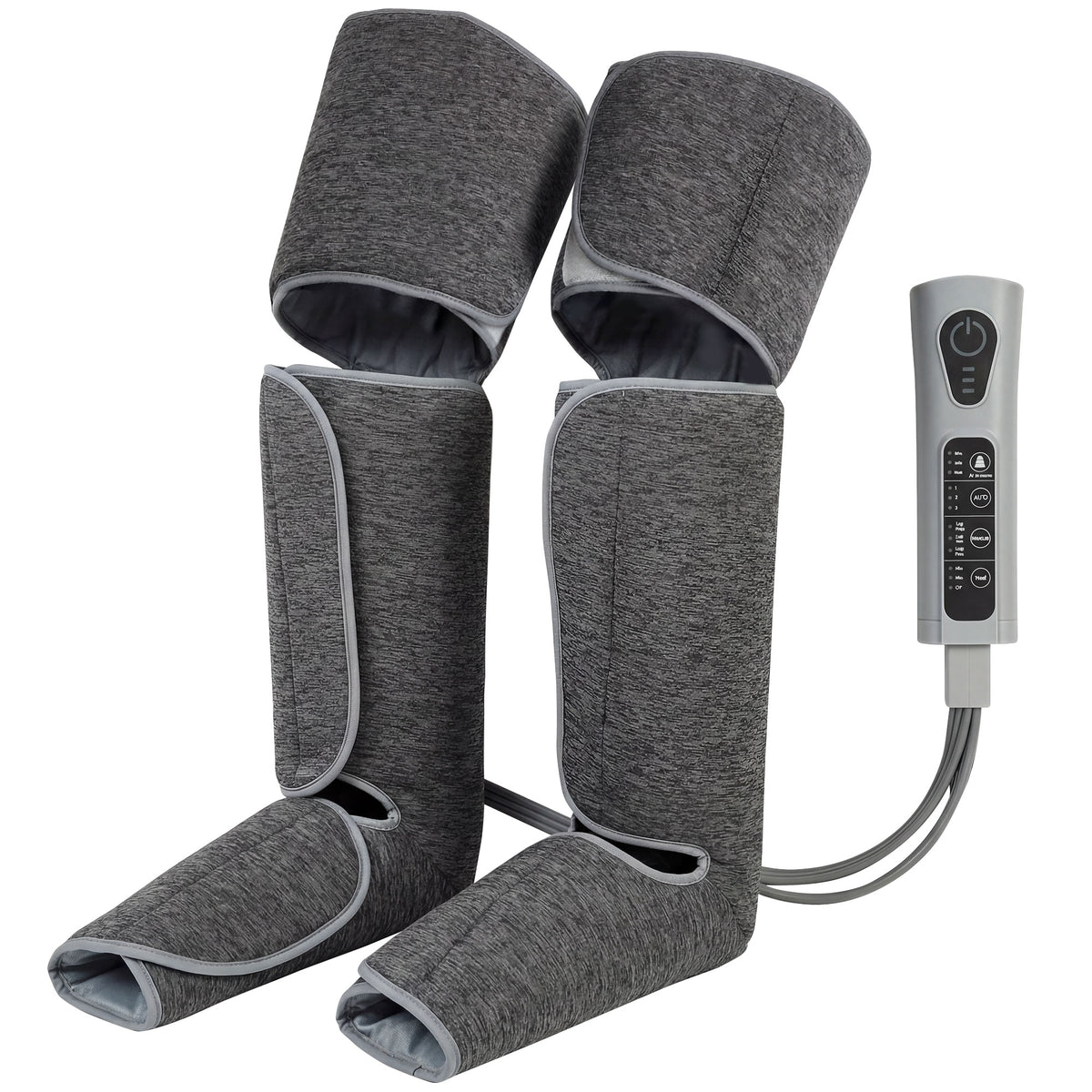 Leg massager with heat, compression, 3 auto modes & 3 intensities, foot and calf massager