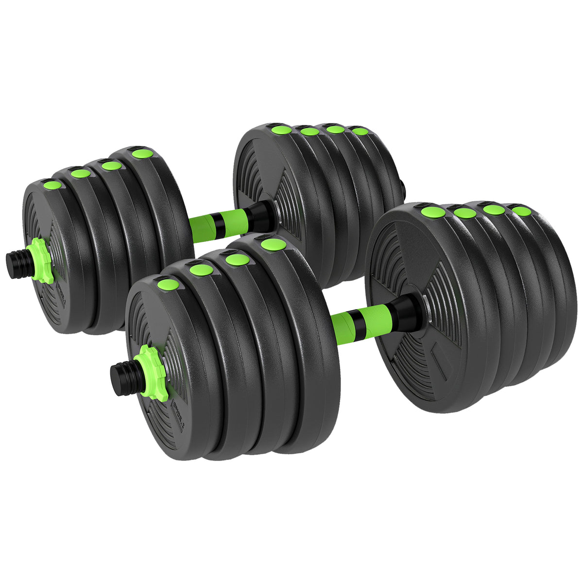 Adjustable 30 KG Dumbbell Set, Dumbbells, Barbells, Weight Set for Strength Training