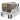 XXL stainless steel litter box with hinged lid, cat litter box with scoop, for large cats up to 15 kg, easy to