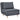 3-in-1 sleeper chair with bed function, recliner, adjustable backrest, beech wood legs, pillow, gray
