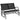 Seater Rocking Chair Garden Bench with rocking mechanism, load capacity up to 200 kg, 120 x 70 x 85 cm, Black