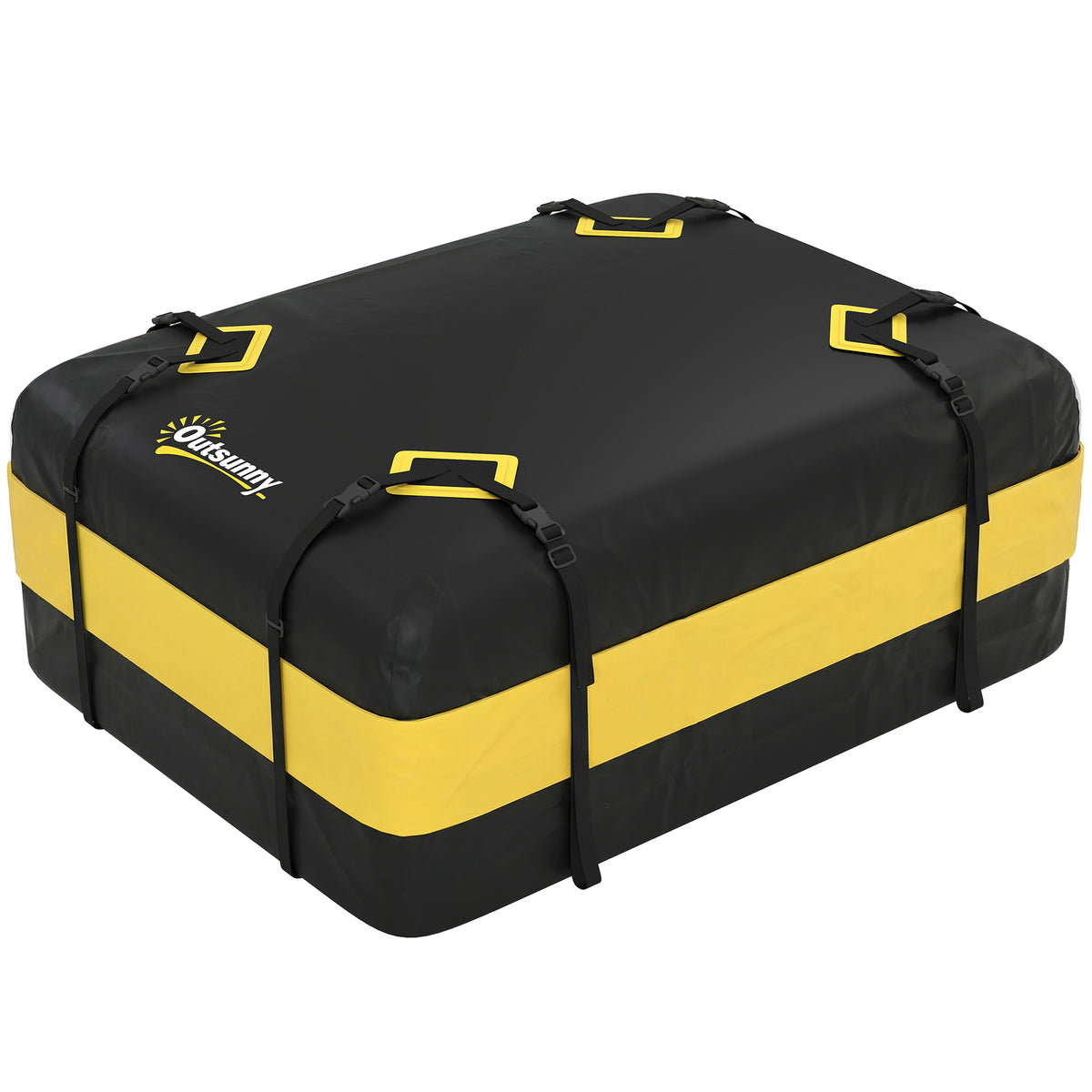 Waterproof 425L Car Roof Box for Vehicle Roofs with/without Roof Racks Cargo Box with 8 Reinforced Straps Door