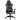 Ergonomic office chair, gaming chair, swivel chair, faux leather, foam, black, 67.5 x 74 x 126-136 cm