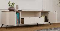 TV-Schrank CORDOBA 2D2S Kaschmir Beige Eiche Castello 2 Schubladen – Produktabbildung 6