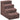Dog stairs 4-step removable cover for small dogs 44 cm brown