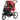 Dog stroller, foldable, sun canopy, mesh windows, storage basket, red, 111 x 58 x 107 cm