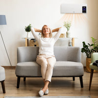 Electric heater, wall-mounted, oscillation function, 2 modes, timer, LED display, white (8)