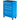 Tool cabinet, tool chest, 5 drawers, mobile, steel, blue
