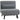 Folding armchair with bed function, foldable recliner in linen look, adjustable backrest, 75 x 70 x 75 cm, dark