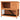Small animal hutch, small animal house, rodent cage, weather-resistant, 2 floor trays, 123 x 63 x 112 cm, orange