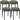 Dining room stools set of 4, stackable seat stools with steel legs, linen look for dining room, living room