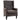 Wingback chair with tufting, high backrest, upholstered lounge chair with rounded armrests, wooden legs, for