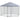 Chicken coop with shaded roof, galvanized steel, for 10-15 animals, silver