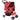 Dog stroller, pet trolley up to 10 kg, foldable with cup holder, sun canopy, red