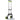 Foldable aluminium hand truck, transport cart with height-adjustable telescopic handle, 100 cm